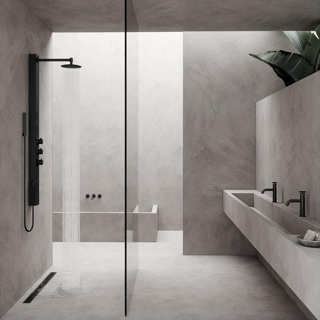 VIGO Elan 36 in. Linear Shower Drain in Matte Black - VG07003MB