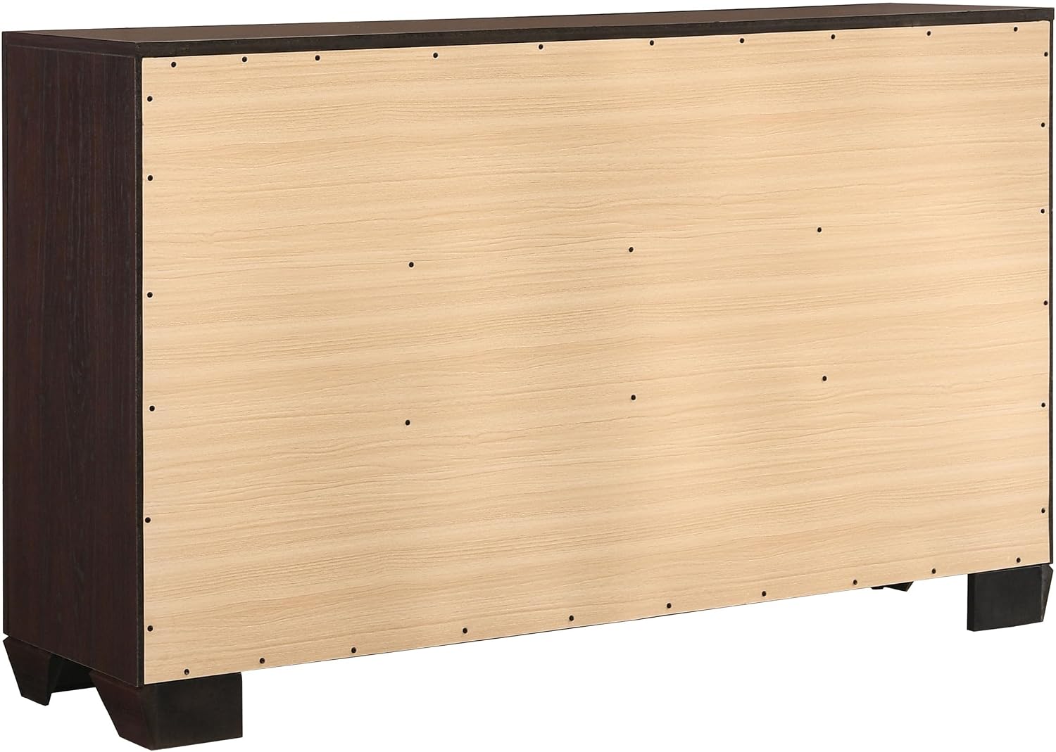 Coaster Home Furnishings Kauffman Transitional 4-Piece Bedroom Set Queen Size Storage Panel Bed Frame 54-inch Headboard Dark Cocoa 204390Q-S4