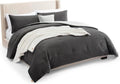 UGG Remina Comforter Set 5 Piece Bed in a Bag with Throw Blanket, Decorative Pillow, Shams, and Reversible Comforter Hypoallergenic Washable Luxury Plush Warm Fluffy Bedding Set, King, Charcoal Grey