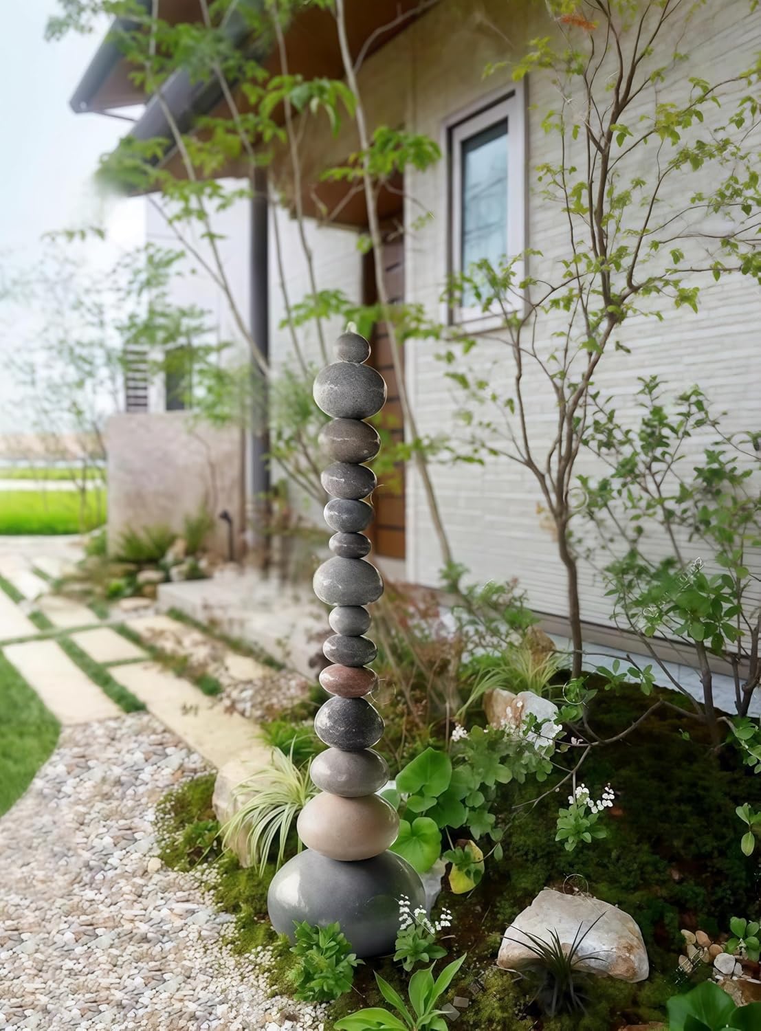 Outdoor Water Fountain, Zen Water Fountain Outside, Feng Shui Decor & Gifts for Home, Feng Shui Statue, Chinese New Year Decoration, Chinese Decor & Gifts
