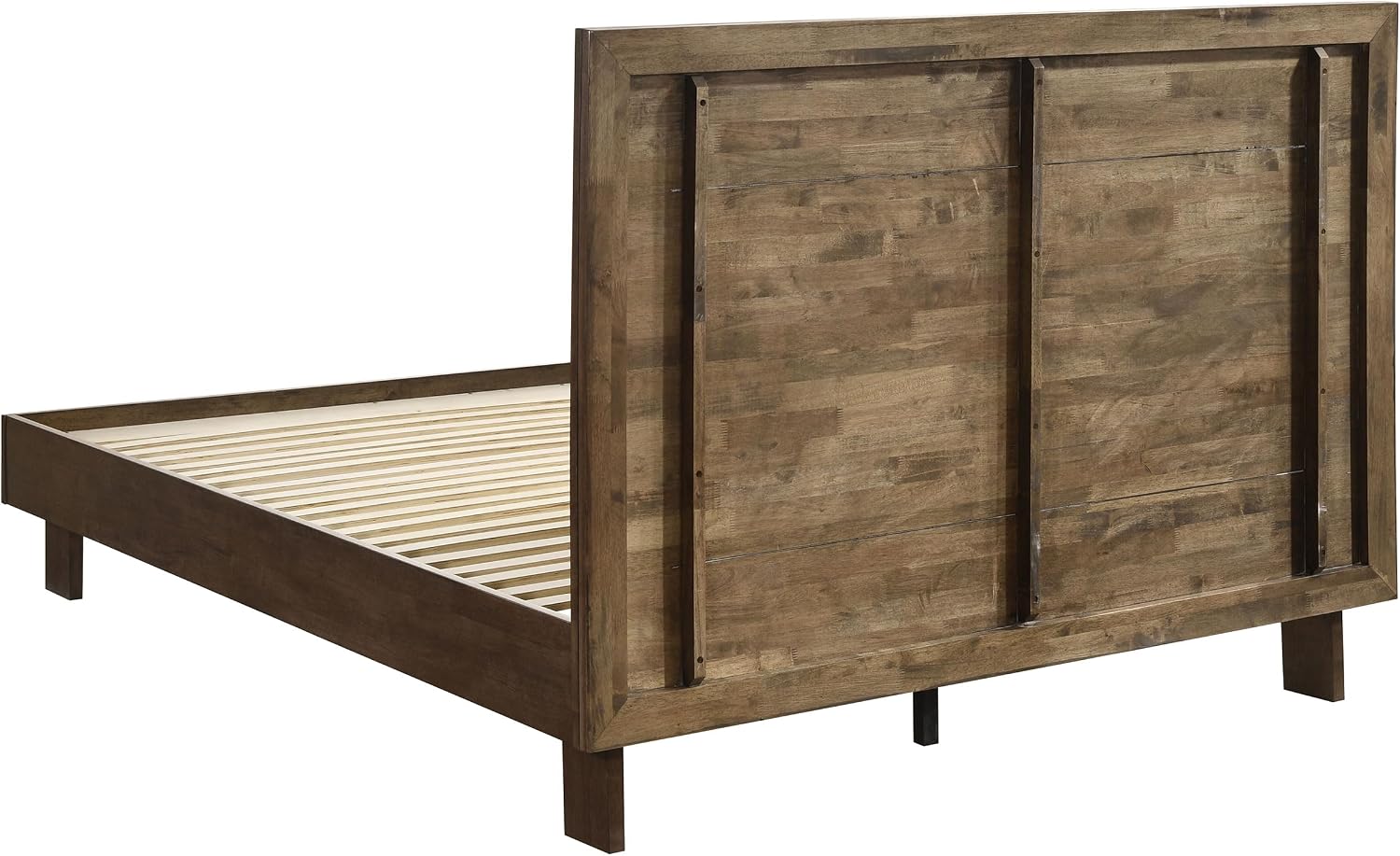 Coaster Home Furnishings Glenwood Transitional 4-Piece Bedroom Set Queen Size Panel Bed Frame 48-inch Headboard Warm Brown 225011Q-S4