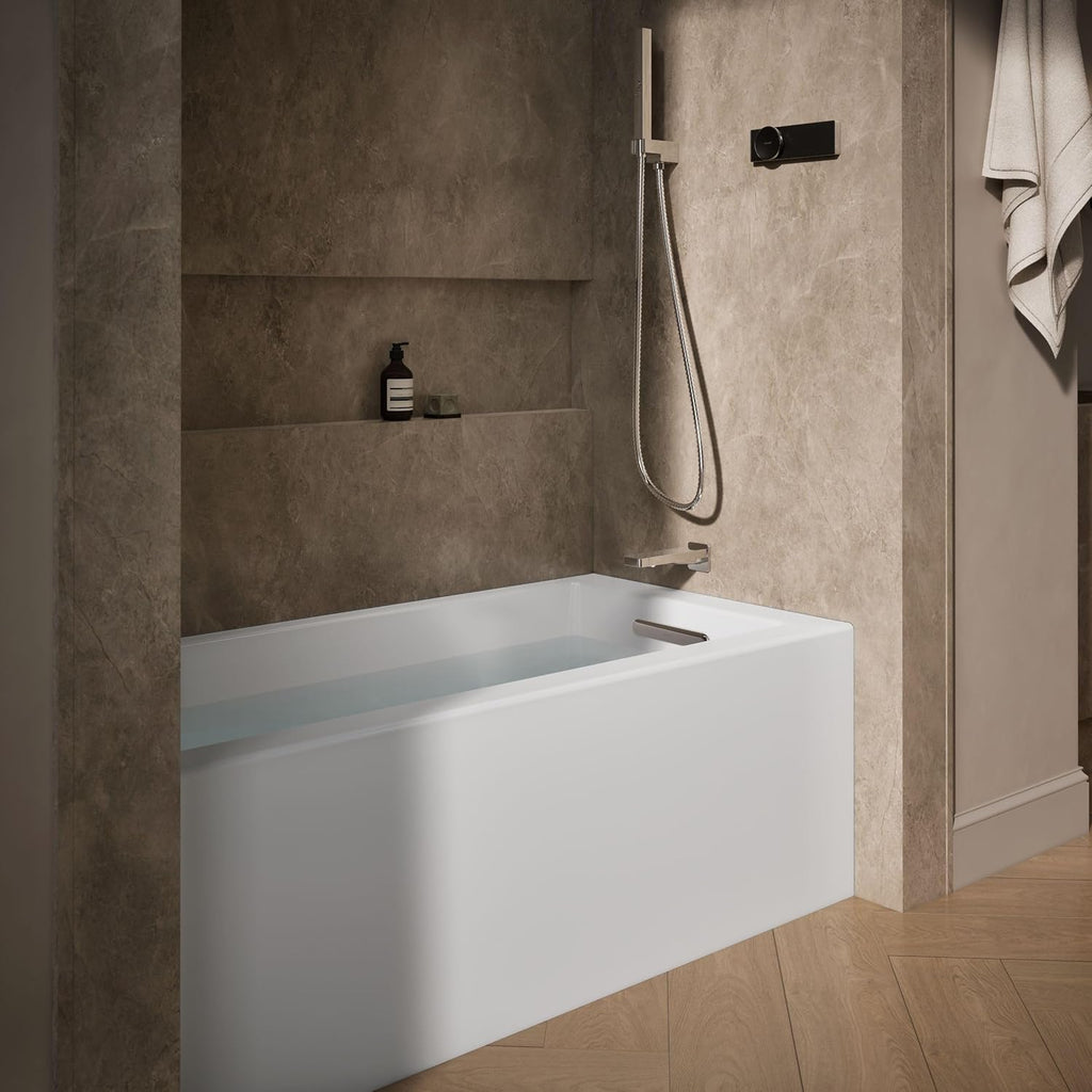 Kohler 1956-RA-0 Underscore® 60' x 30' alcove bath right drain, White