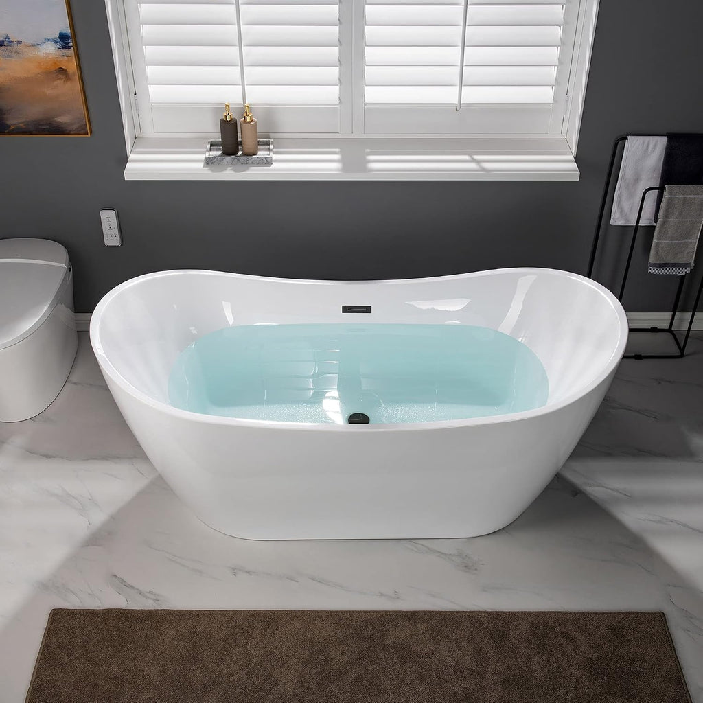 WOODBRIDGE B0010-MB-Drain &O Bathtub, White