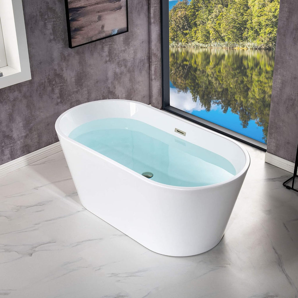 WOODBRIDGE BTA1514-B/N-Drain &O BATHTUB, BTA1514 B/N