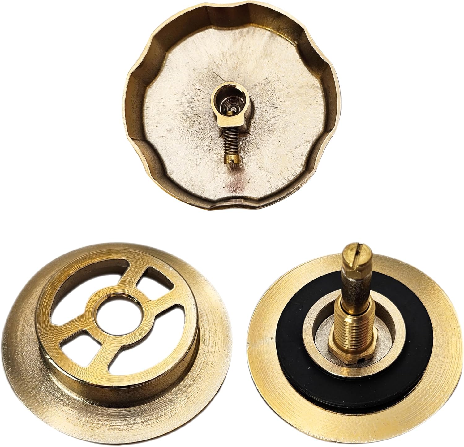 Westbrass A50P35BJ-18 1-1/2' Sch. 40 PVC 35' Cable Driven Bath Waste Kit with Ball Joint Head and Brass Trim Drain Kit, Brushed Bronze