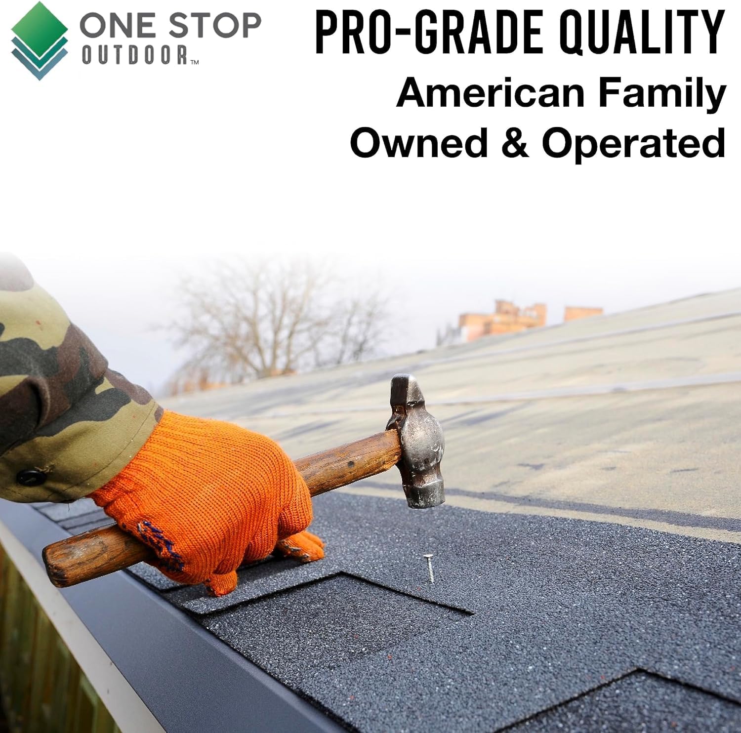 1-Inch Galvanized Roofing Nails Professional Grade - Used to fasten roofing felt, asphalt singles & insulation board (13850)