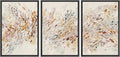 SIGNLEADER Framed Canvas Print Wall Art Set Neutral Abstract Brushstroke Motion Illustrations Minimal Decorative Bohemian for Living Room, Bedroom, Office - 24'x36'x3 Black