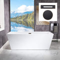 WOODBRIDGE B0003-ORB-Drain &O Bathtub, White