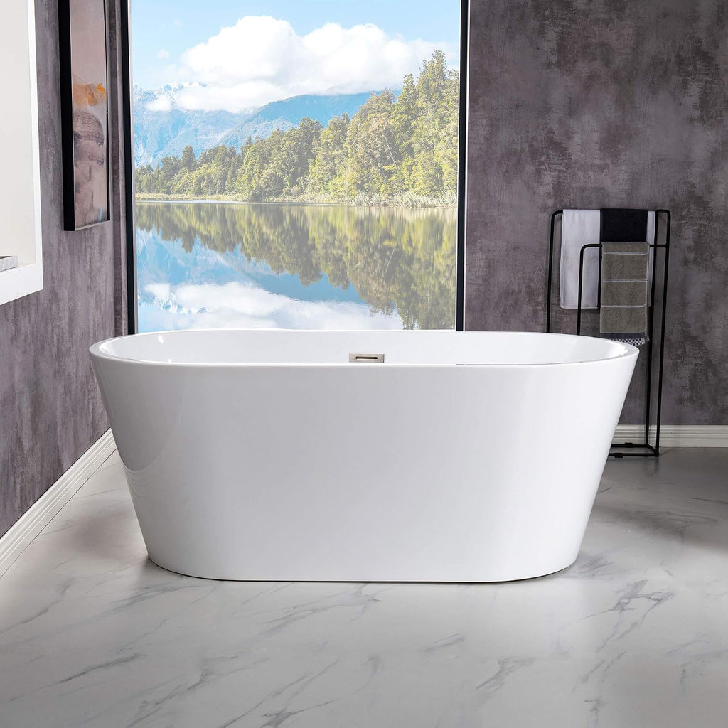 WOODBRIDGE BTA1514-B/N-Drain &O BATHTUB, BTA1514 B/N