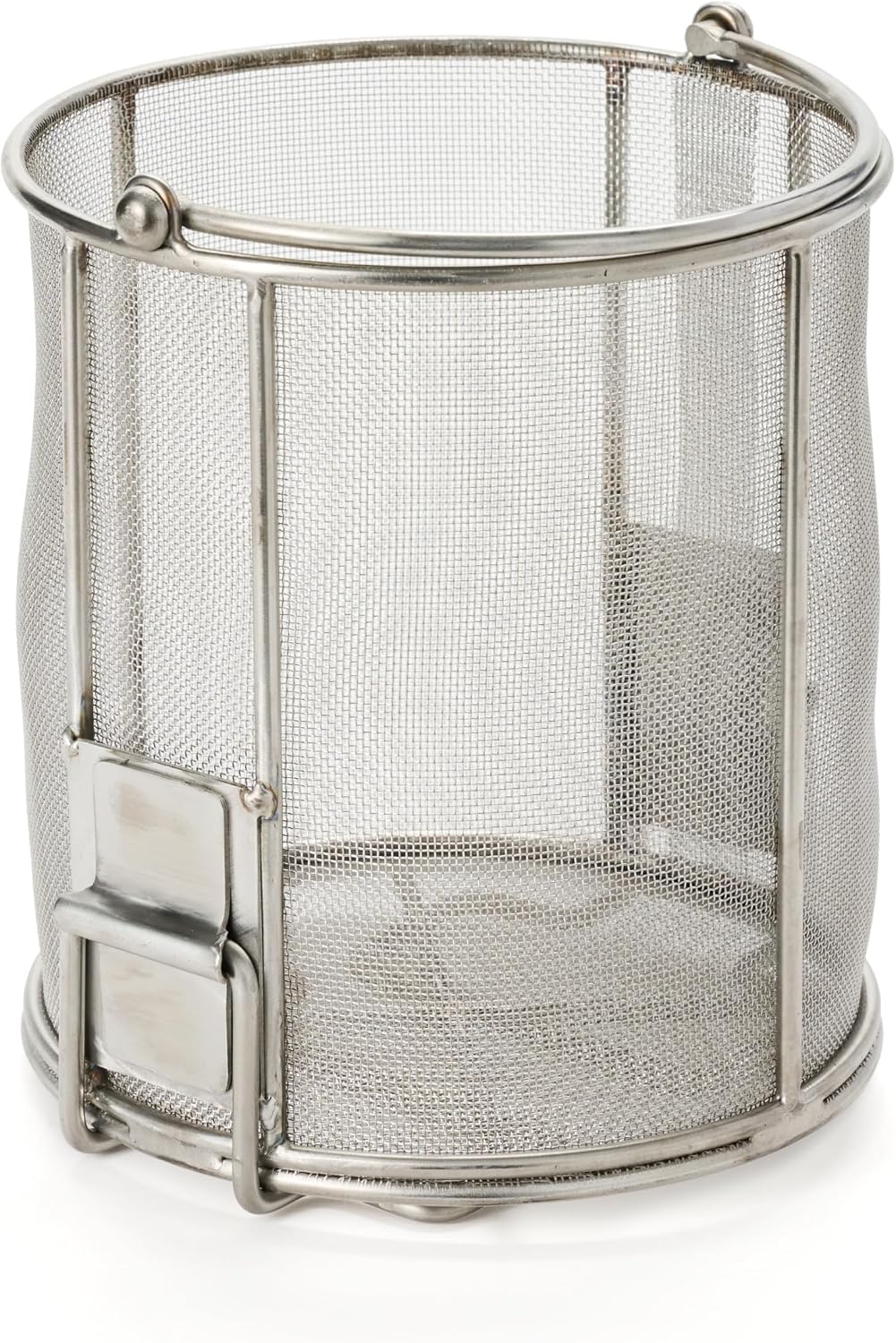 Dip N' Drain – Stainless Steel Part Cleaning Strainer Basket for 2-Gallon Buckets (Bucket Included) | 1/32″ Mesh, Swing Handle, Perfect for Mechanics, Auto Parts, Garage, Shop & Home Workshop Cleaning