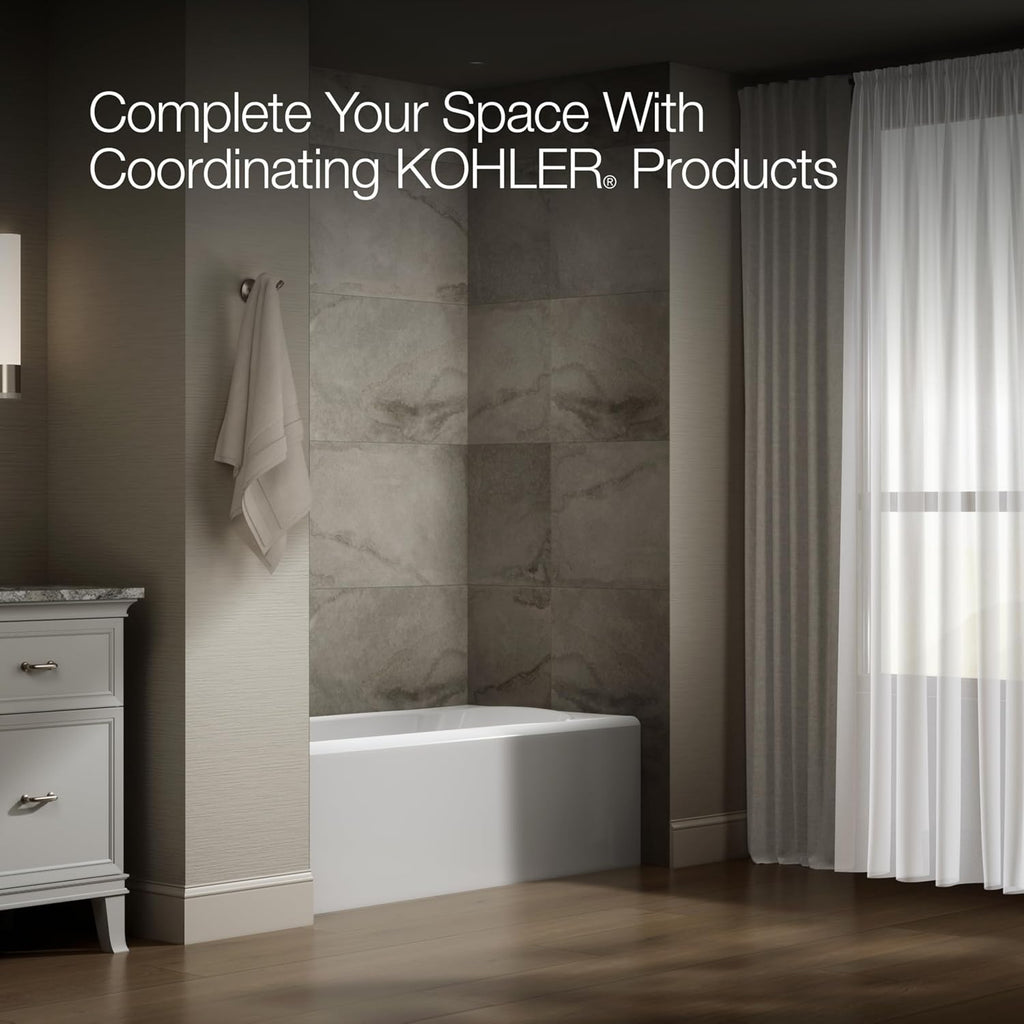 Kohler 25830-LA-0 Avec® 60' x 30' alcove bath, left drain, White