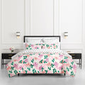 kate spade new york Bold Blossoms Full/Queen Comforter Set, 300 Thread Count Cotton Reversible Cover, All Season 3 Piece Bedding, Machine Washable, Floral Multicolor