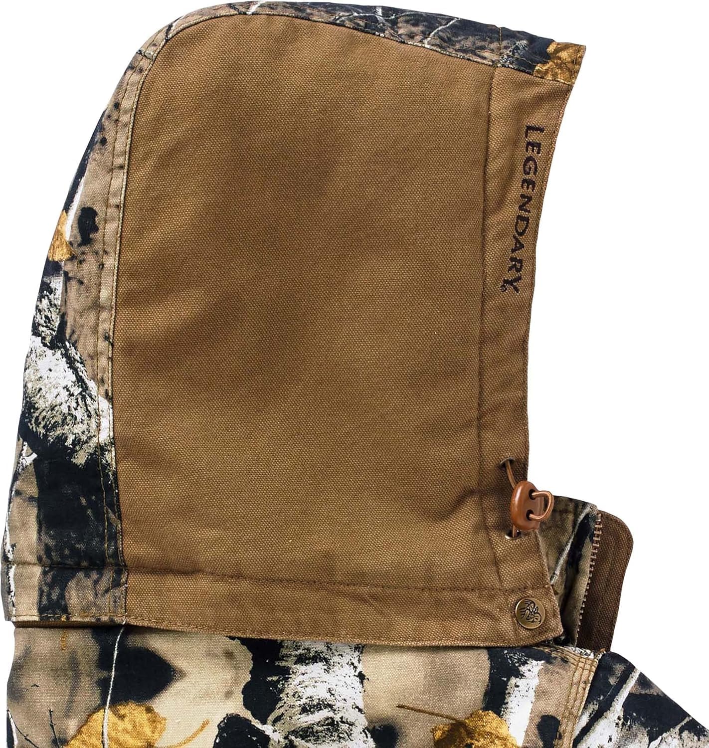 Legendary Whitetails Mens Winter Coat Quilted Canvas Water Repellent Insulated Workwear Jacket