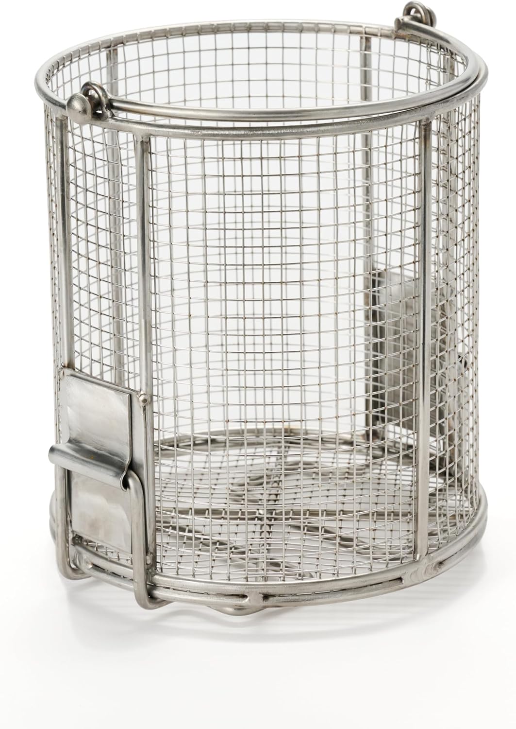 Dip N' Drain – Stainless Steel Part Cleaning Strainer Basket for 2-Gallon Buckets (Bucket Included) | 1/4″ Mesh, Swing Handle, Perfect for Mechanics, Auto Parts, Garage, Shop & Home Workshop Cleaning