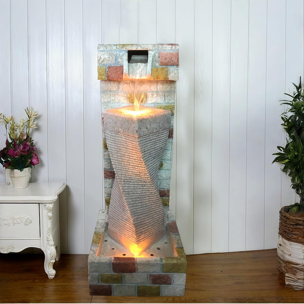 Top Outdoor Water Fountain Outside, Garden Water Fountain Decor for Gardens, Landscaping, Patios, Lawns