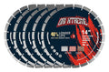 14 Inch Diamond Concrete Saw Blade 5Pcs, Segmented General Purpose Blade Dry/Wet Cutting Concrete, Reinforced Concrete, Masonry, Brick, Block,1'-20mm Arbor