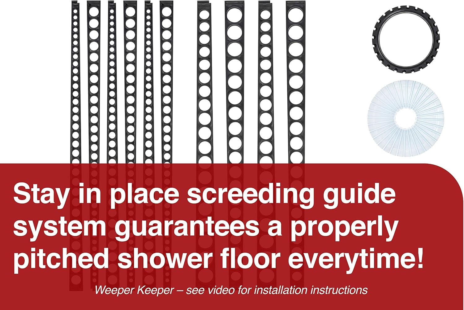 Bathtub to Shower Conversion Kit with Pan Liner & Square Drain SSCK-701D ULTRA 'GOOF PROOF SHOWER'