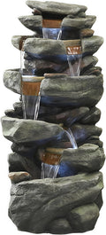 Top Outdoor Water Fountain Outside, Garden Water Fountain Decor for Gardens, Landscaping, Patios, Lawns (Large)