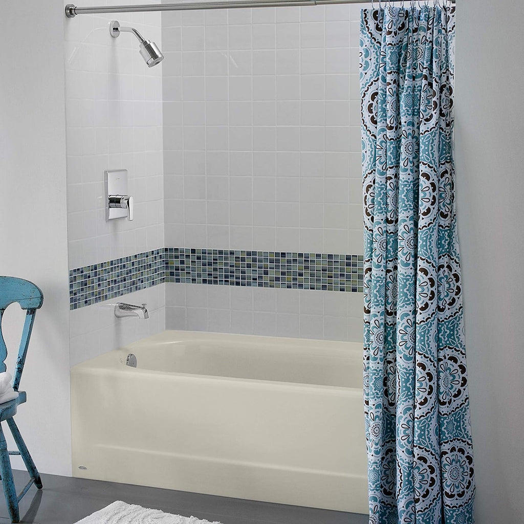 American Standard 2390202.222 Princeton 60 in. x 30 in. Americast Apron-Front Bathtub with Left Hand Drain, Linen