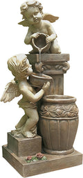 Top Outdoor Water Fountain Outside, Garden Water Fountain Decor for Gardens, Landscaping, Patios, Lawns (Small)