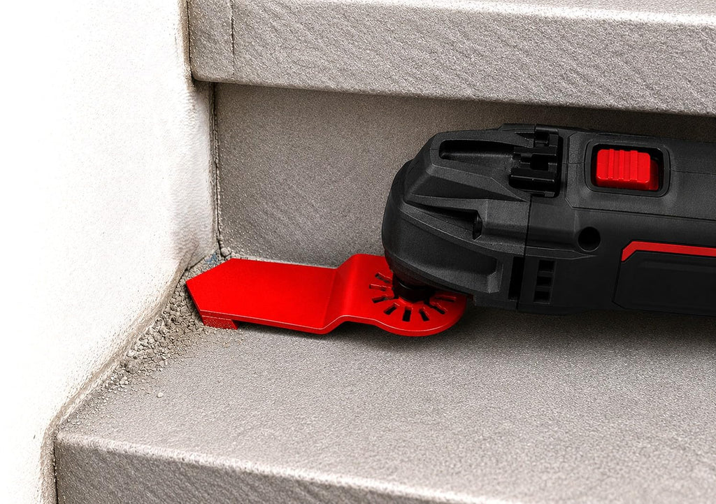 3 Pack Arrow Segment Grinding Oscillating Floor Corner Tool Attachment for Removal Epoxy Mastic Thinset Glue Stucco Tough Concrete Coating 16 grit
