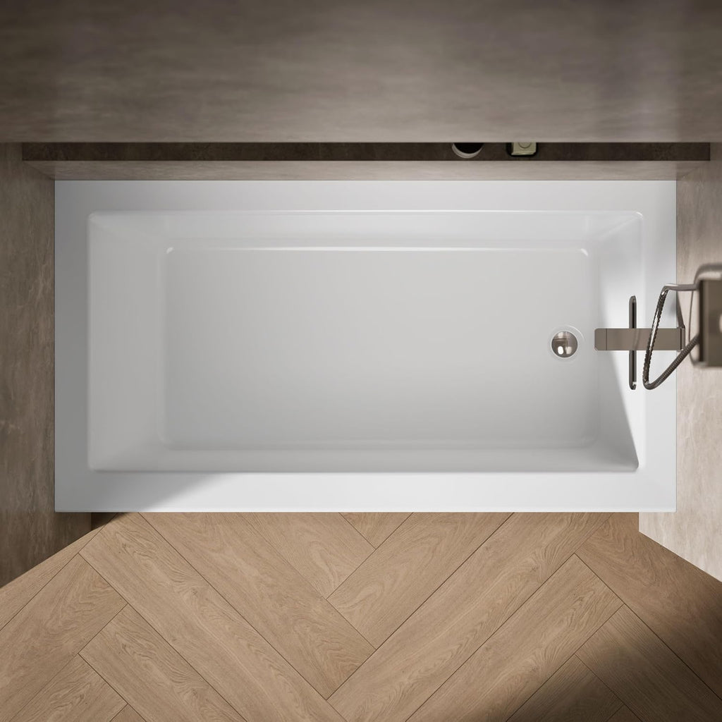 Kohler 1957-RA-0 Underscore® 60' x 32' alcove bath right drain, White