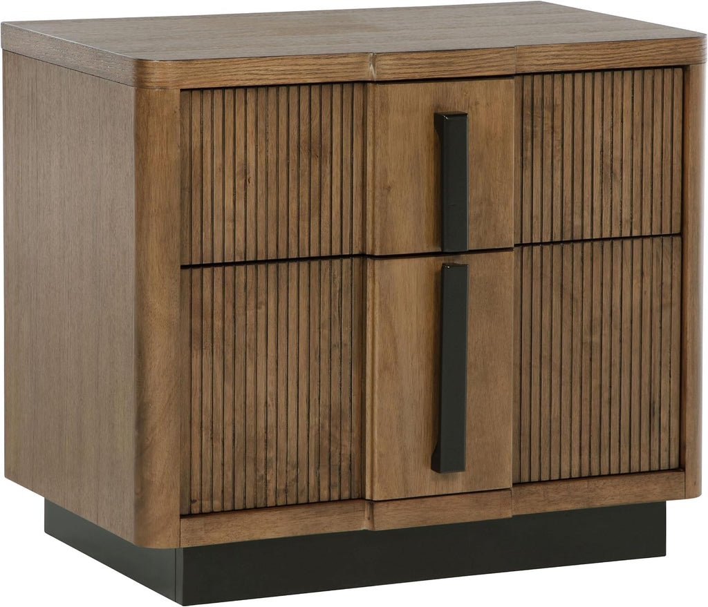 Coaster Home Furnishings Terrace Transitional 4-Piece Bedroom Set Queen Size Storage Panel Bed Frame 58-inch Headboard Ash Brown 224900Q-S4