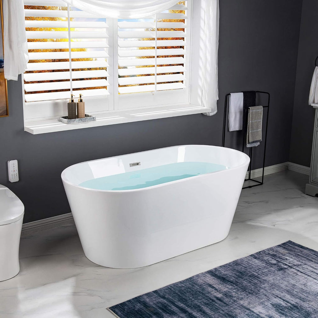 WOODBRIDGE BTA1514-B/N-Drain &O BATHTUB, BTA1514 B/N