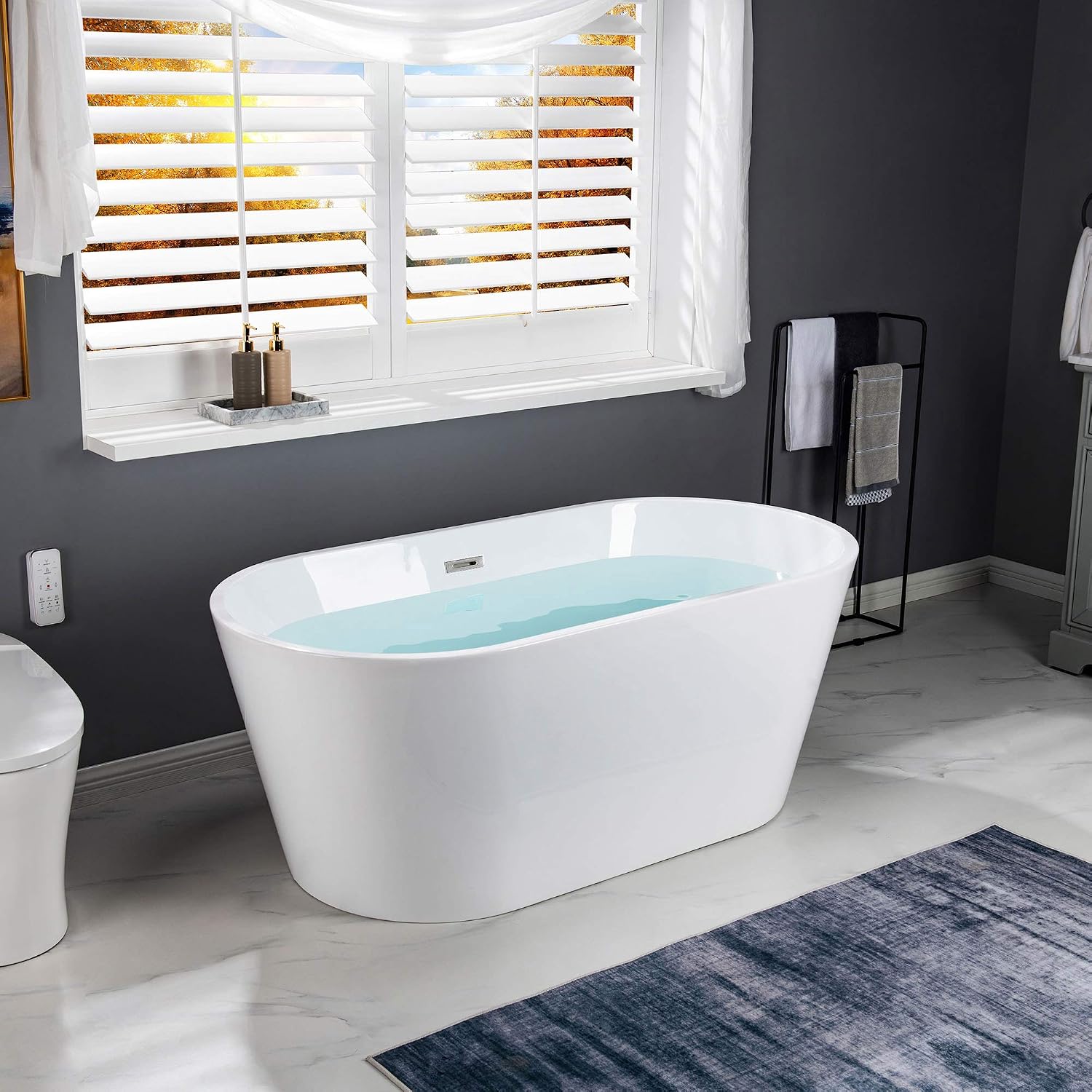 WOODBRIDGE BTA1514-B/N-Drain &O BATHTUB, BTA1514 B/N
