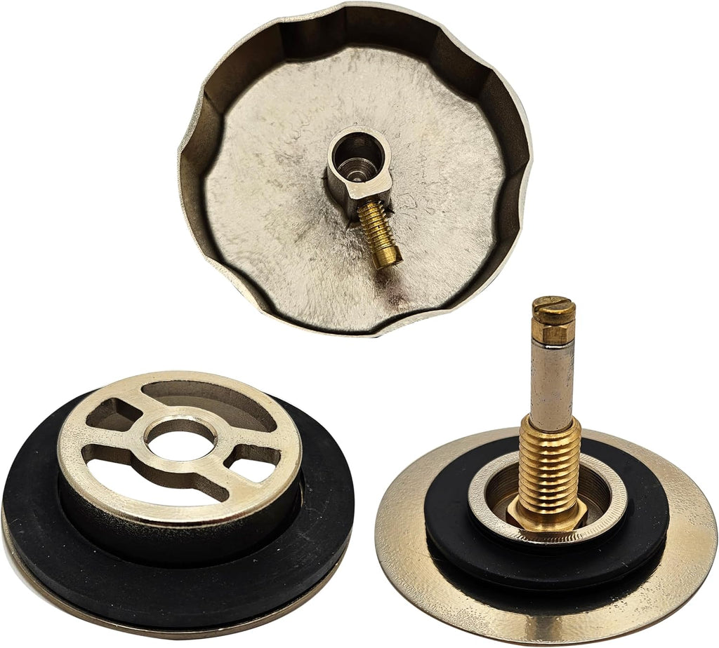 Westbrass A50P35BJ-19 1-1/2' Sch. 40 PVC 35' Cable Driven Bath Waste Kit with Ball Joint Head and Brass Trim Drain Kit, Champagne Bronze