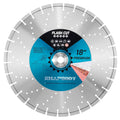 RHAPSODY 18 Inch Laser Welded Diamond Saw Blade, Segmented Premium Diamond Blade General Purpose Dry/Wet Cutting Concrete, Reinforced Concrete, Masonry, Brick, Block, Stone 1' Arbor