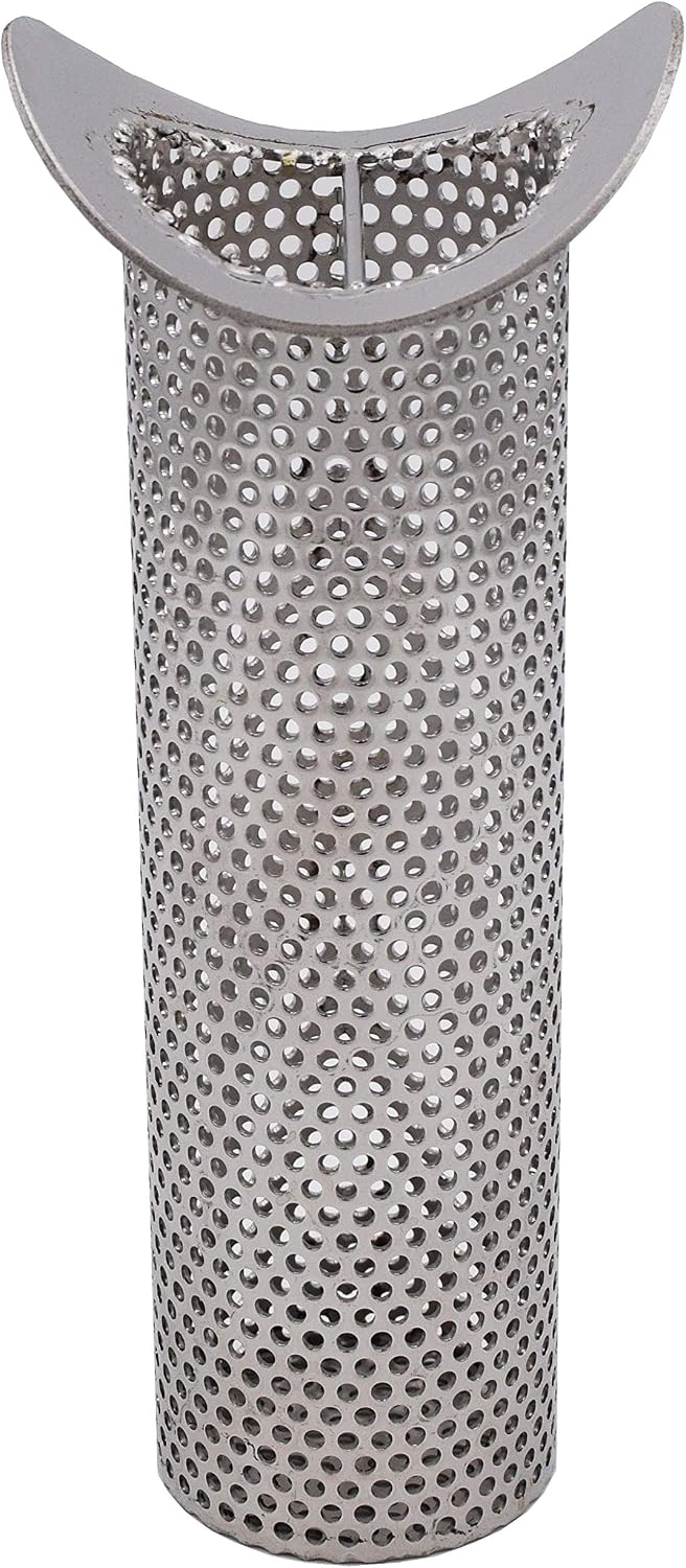 3' x 8' Long Trench Drain Strainer Insert - Stainless Steel