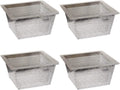 GSW Stainless Steel Floor Sink Drain Strainer 10'W x 10'L x 5'H - Perfect for Restaurant, Bar, Buffet (5'H SS x 4)