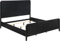 Coaster Home Furnishings Brookmead Transitional 4-Piece Bedroom Set Queen Size Panel Bed Frame 60-inch Headboard Black 224711Q-S4