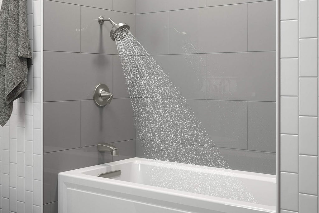 KOHLER K-7272-BN Clearflo Slotted Overflow Bath Drain, Toe-Tap Stopper, Above- or Through-the-Floor Placement, Ball-Joint for Easy Installation, Sleek Design, 4.5 pounds, Vibrant Brushed Nickel