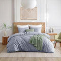 Peri Home 100% Cotton 3-Piece Comforter and Sham Set, King, Lilac Floral Cutwork