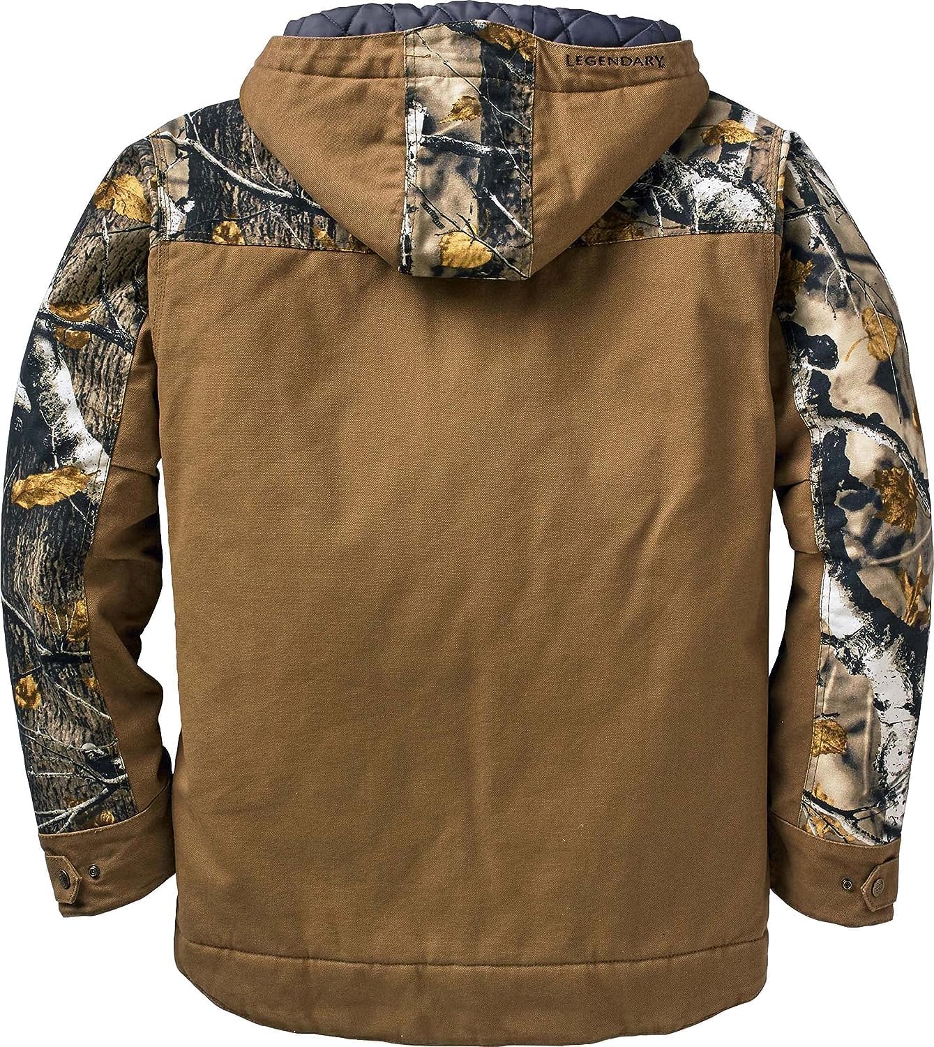 Legendary Whitetails Mens Winter Coat Quilted Canvas Water Repellent Insulated Workwear Jacket