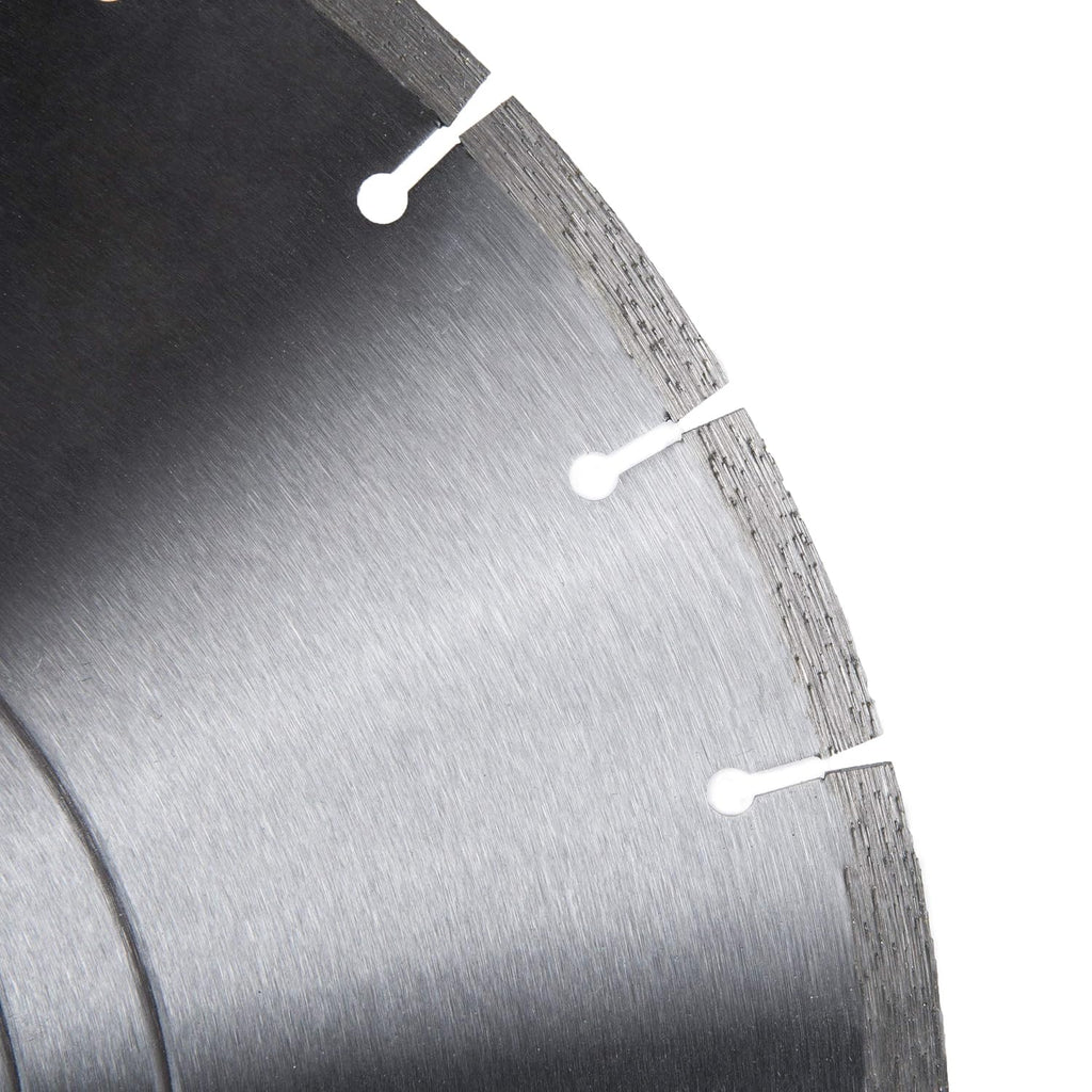 Delta Diamond Mad Dog HS 18 Inch Segmented Diamond Saw Blade, .140 X 1' Arbor, Made in USA, Premium, Wet/Dry, Laser-Welded, General Purpose Cutting Concrete, Masonry, Stone (18')