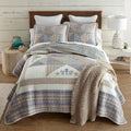 Donna Sharp Coastal Star- Twin Quilt Set, Measures 68 x 90, Includes 1 Quilt and 1 Standard Sham, Machine Washable
