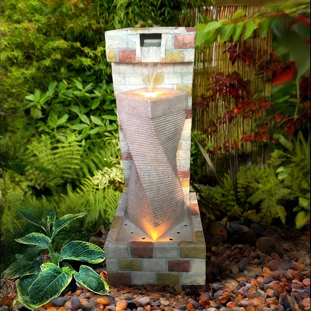 Top Outdoor Water Fountain Outside, Garden Water Fountain Decor for Gardens, Landscaping, Patios, Lawns