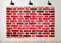 Trykid 20x10ft Red Brick Wall Backdrop Weathered Textured Masonry Urban Photography Background Home Decor Rustic Theme Party Decoration Photo Booth Prop Fabric