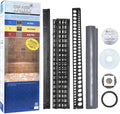 Bathtub to Shower Conversion Kit with Pan Liner & Square Drain SSCK-701D ULTRA 'GOOF PROOF SHOWER'