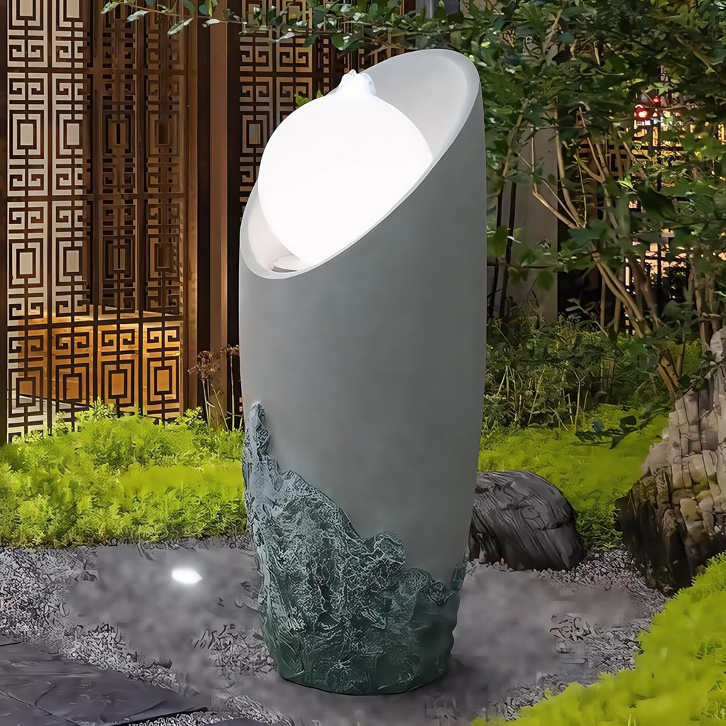 Outdoor Water Fountain, Zen Water Fountain Outside, Garden Fountain, Feng Shui Decor & Gifts for Home, Feng Shui Statue, Chinese New Year Decoration, Chinese Decor & Gifts