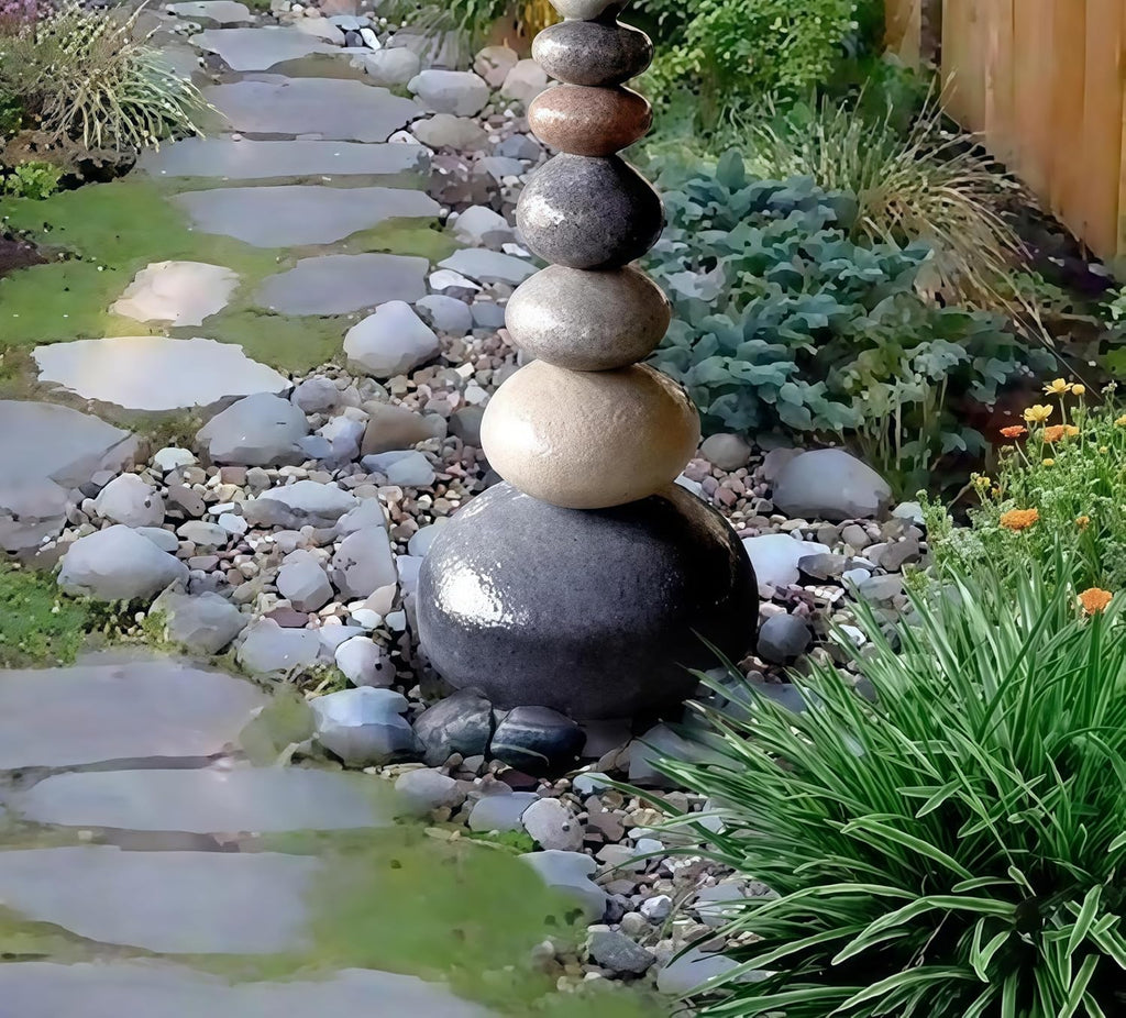 Outdoor Water Fountain, Zen Water Fountain Outside, Feng Shui Decor & Gifts for Home, Feng Shui Statue, Chinese New Year Decoration, Chinese Decor & Gifts