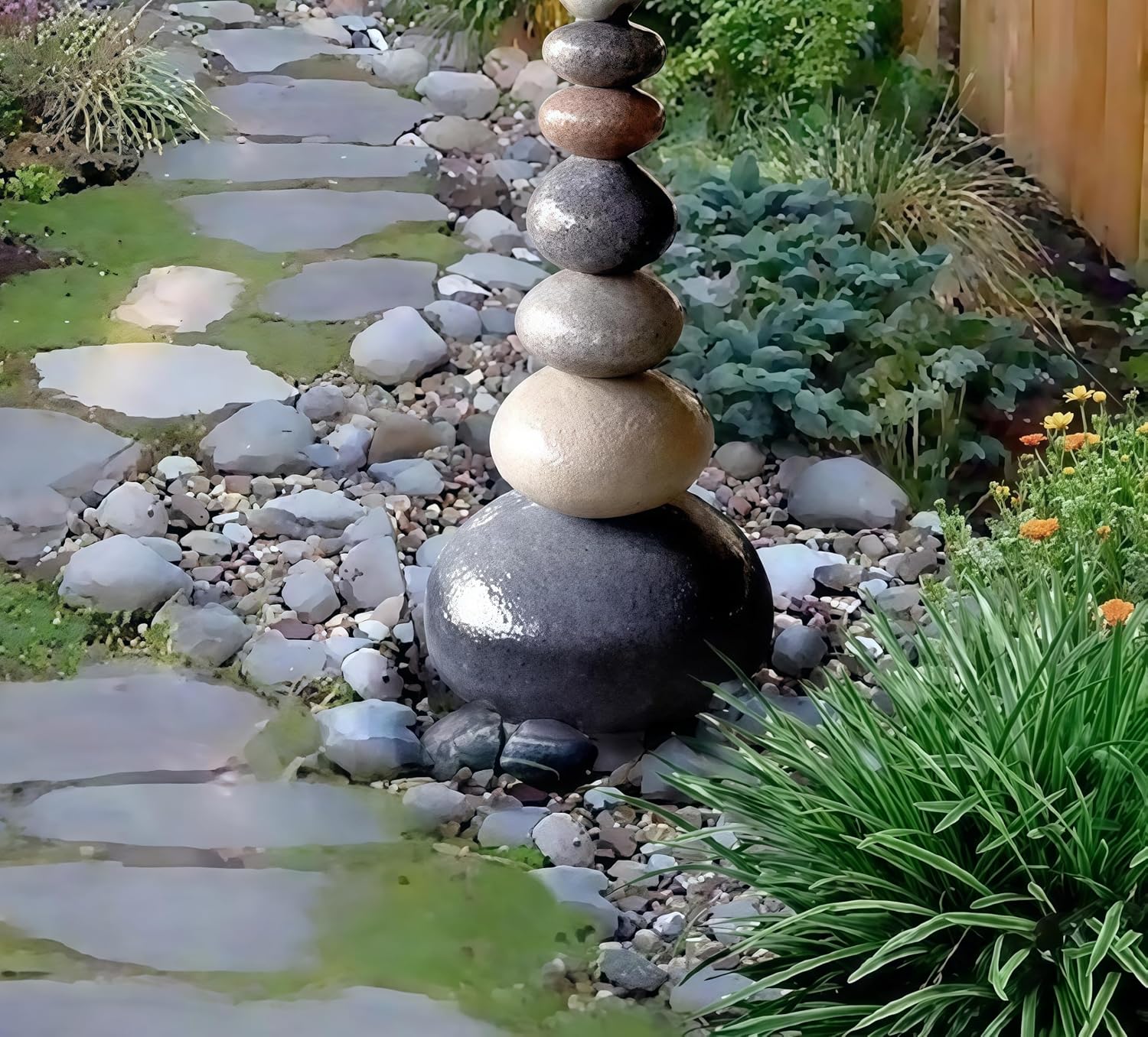 Outdoor Water Fountain, Zen Water Fountain Outside, Feng Shui Decor & Gifts for Home, Feng Shui Statue, Chinese New Year Decoration, Chinese Decor & Gifts