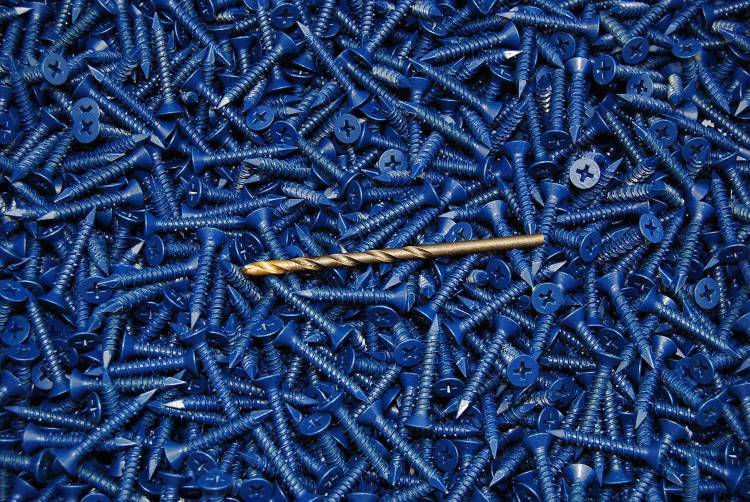 (5,000) Phillips Flat Head 3/16 x 1-1/4 Concrete Screws Tapcons + 3 Bits Bulk