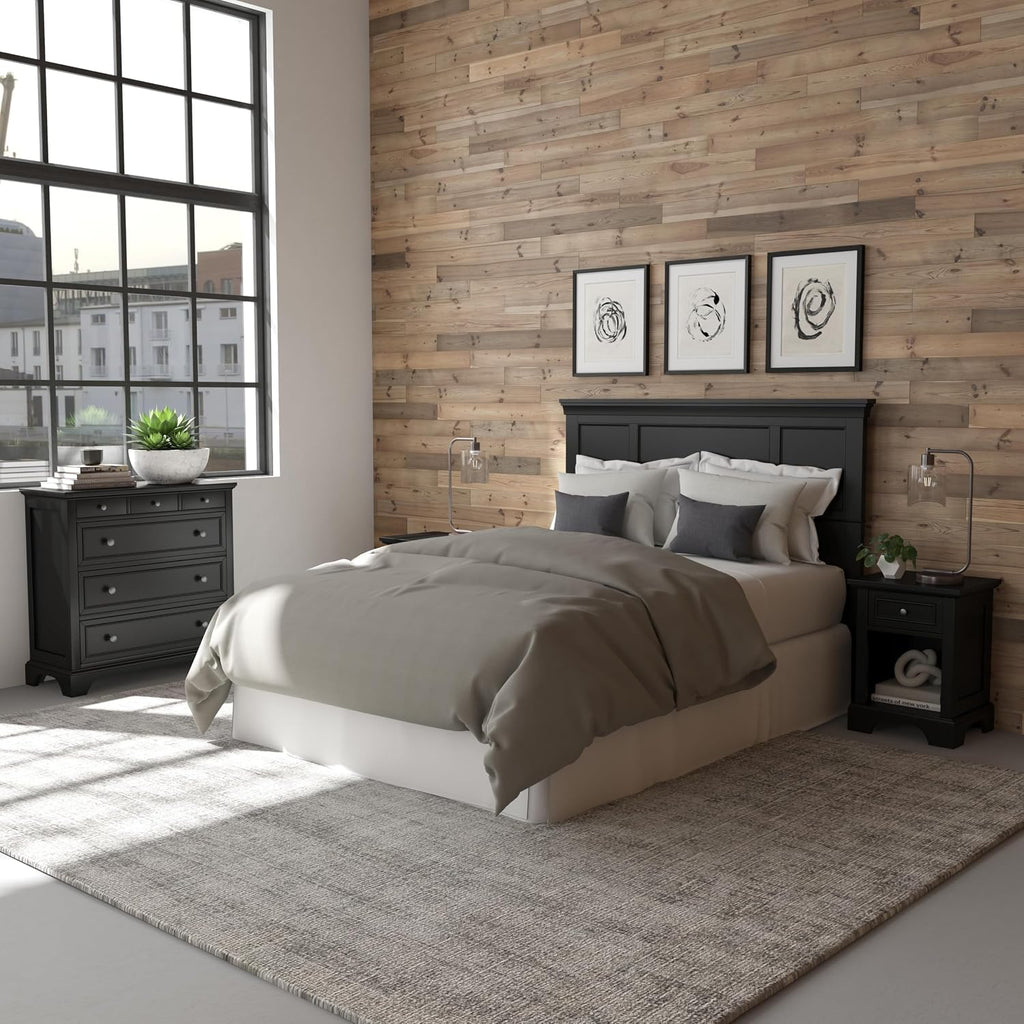 Homestyles Bedford Black Queen Headboard