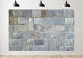 Trykid 20x10ft Grey Stone Brick Wall Backdrop Rustic Textured Masonry Photography Background Wedding Bridal Shower Birthday Party Decoration Photo Booth Prop Fabric