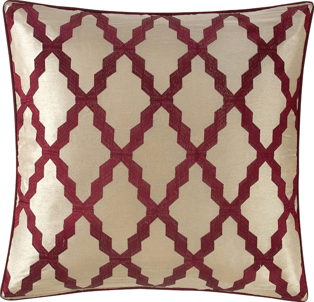 Stratford Park Warm and Vibrant 10 Piece Comforter Bedding Set, Burgundy, King Size, Warm, 100% Polyester, Matching Bedskirt, Pillows & Shams