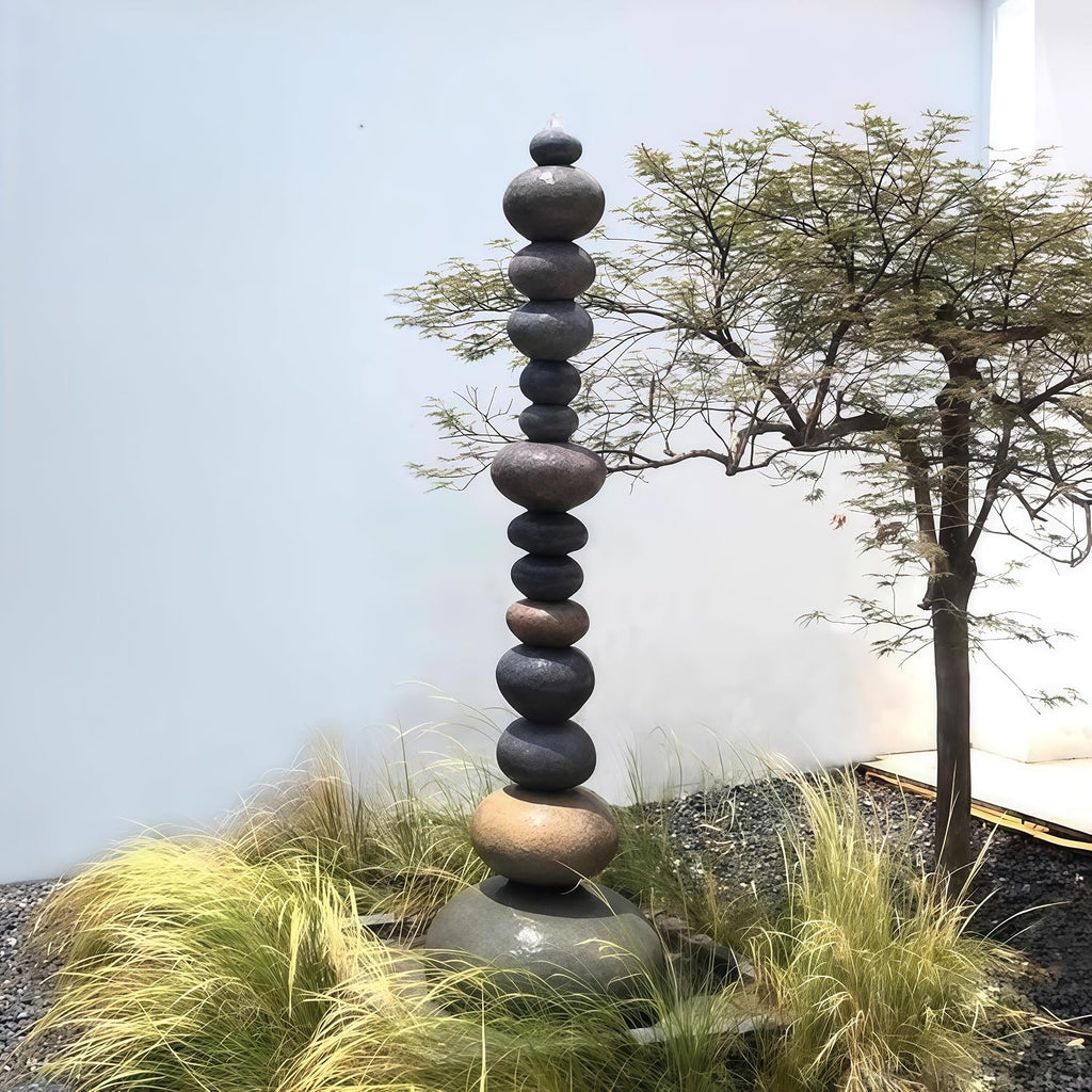 Outdoor Water Fountain, Zen Water Fountain Outside, Feng Shui Decor & Gifts for Home, Feng Shui Statue, Chinese New Year Decoration, Chinese Decor & Gifts